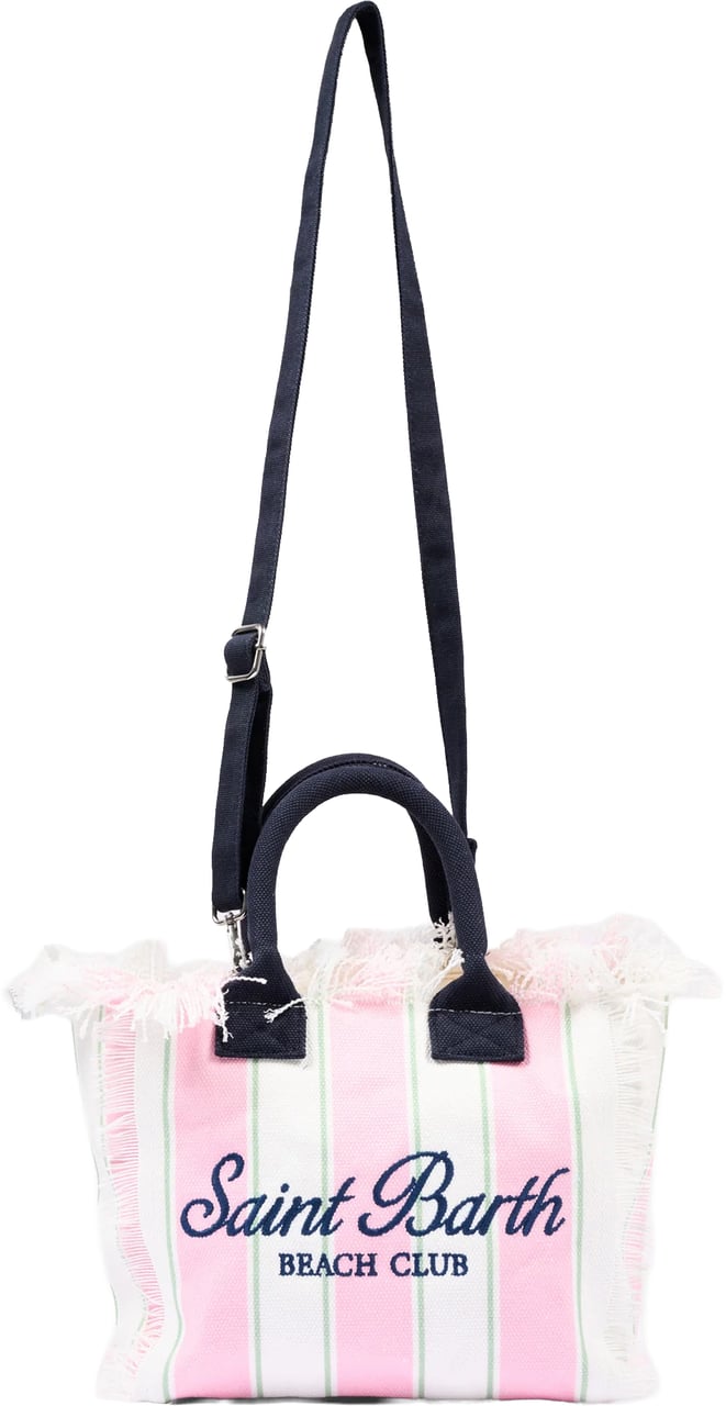 MC2 Saint Barth Bags Sb Beach Stripes 2161 Emb Roze