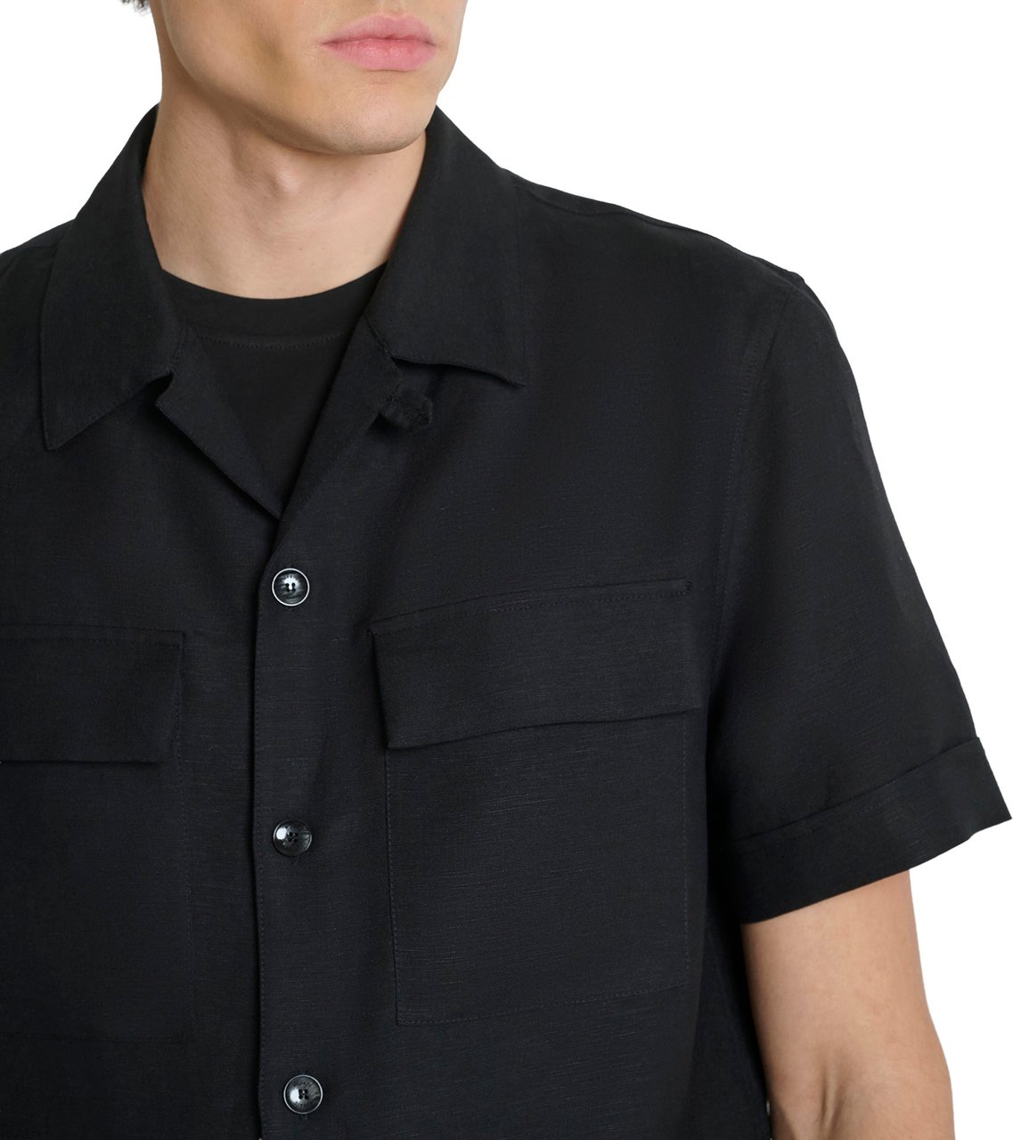 Antony Morato SHIRT PANAMA REGULAR FIT Zwart