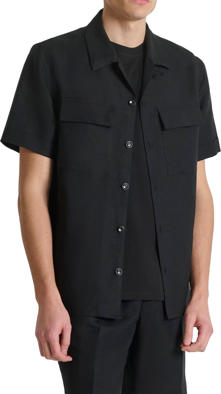 Antony Morato SHIRT PANAMA REGULAR FIT Zwart