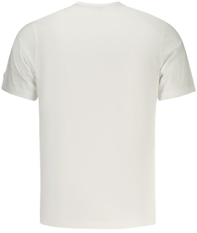 North Sails White Cotton Men T-Shirt Wit