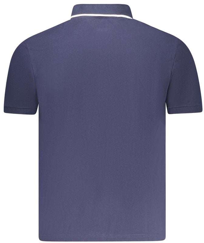 North Sails Blue Cotton Men Polo Blauw