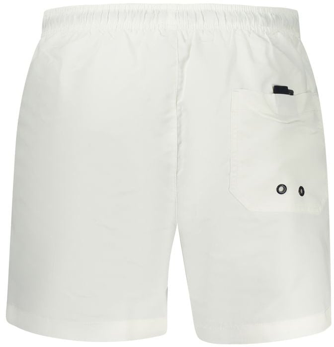 North Sails White Polyester Men's Swim Boxer Wit