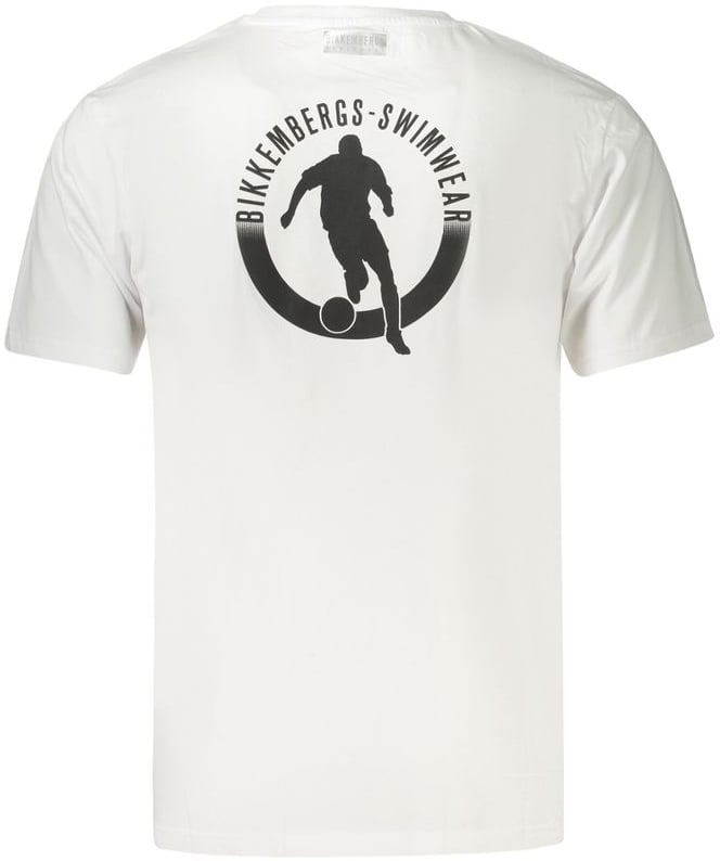 Dirk Bikkembergs Bikkembergs White Cotton Men's T-Shirt Wit