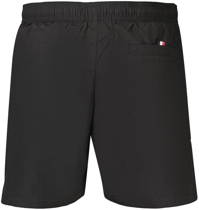 Tommy Hilfiger Black Polyester Men's Swimwear Zwart