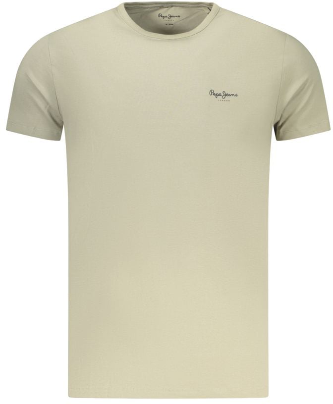 Pepe Jeans Verde Cotton Men T-Shirt Groen