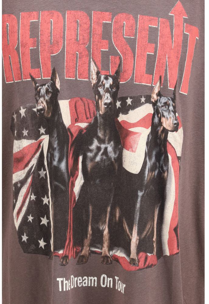 Represent Black Cotton T-Shirt Zwart