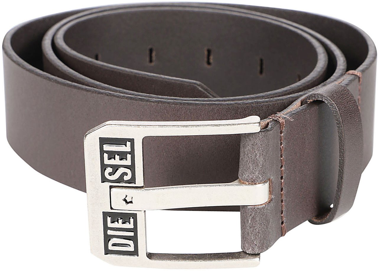 Diesel New Logo Bluestar Ii Belt Brown Bruin