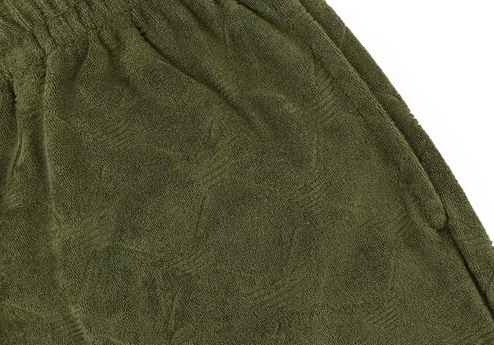 Emporio Armani Beachwear Short Eagles Lines Olive Groen