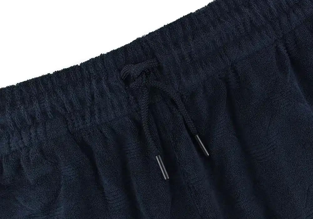 Emporio Armani Beachwear Short Eagles Lines Blue Blauw