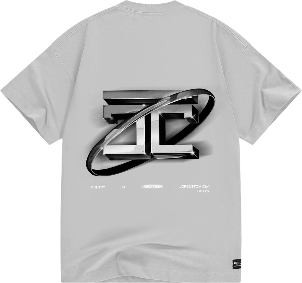 JORCUSTOM PoetryInMotion Loose Fit Light Grey Grijs