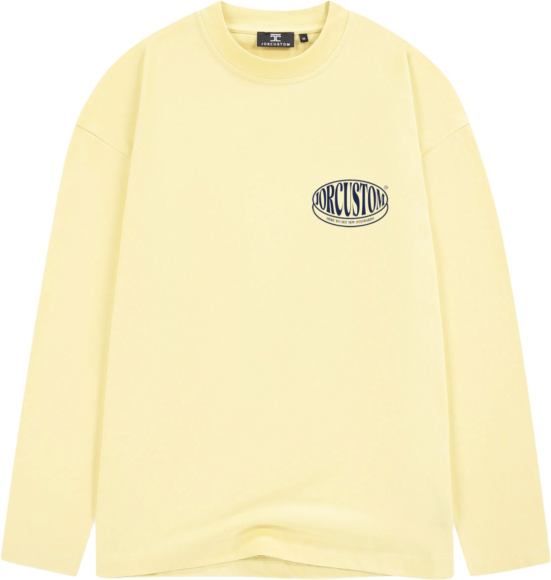 JORCUSTOM Stretched Longsleeve Vintage Yellow Geel