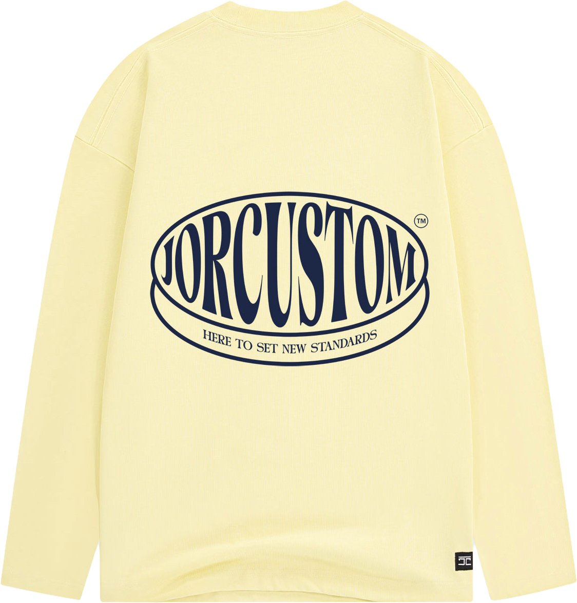 JORCUSTOM Stretched Longsleeve Vintage Yellow Geel