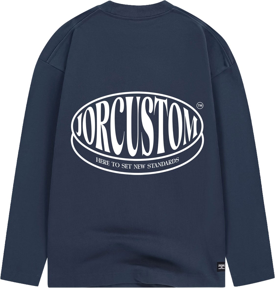 JORCUSTOM Stretched Longsleeve Midhnight Blue Blauw