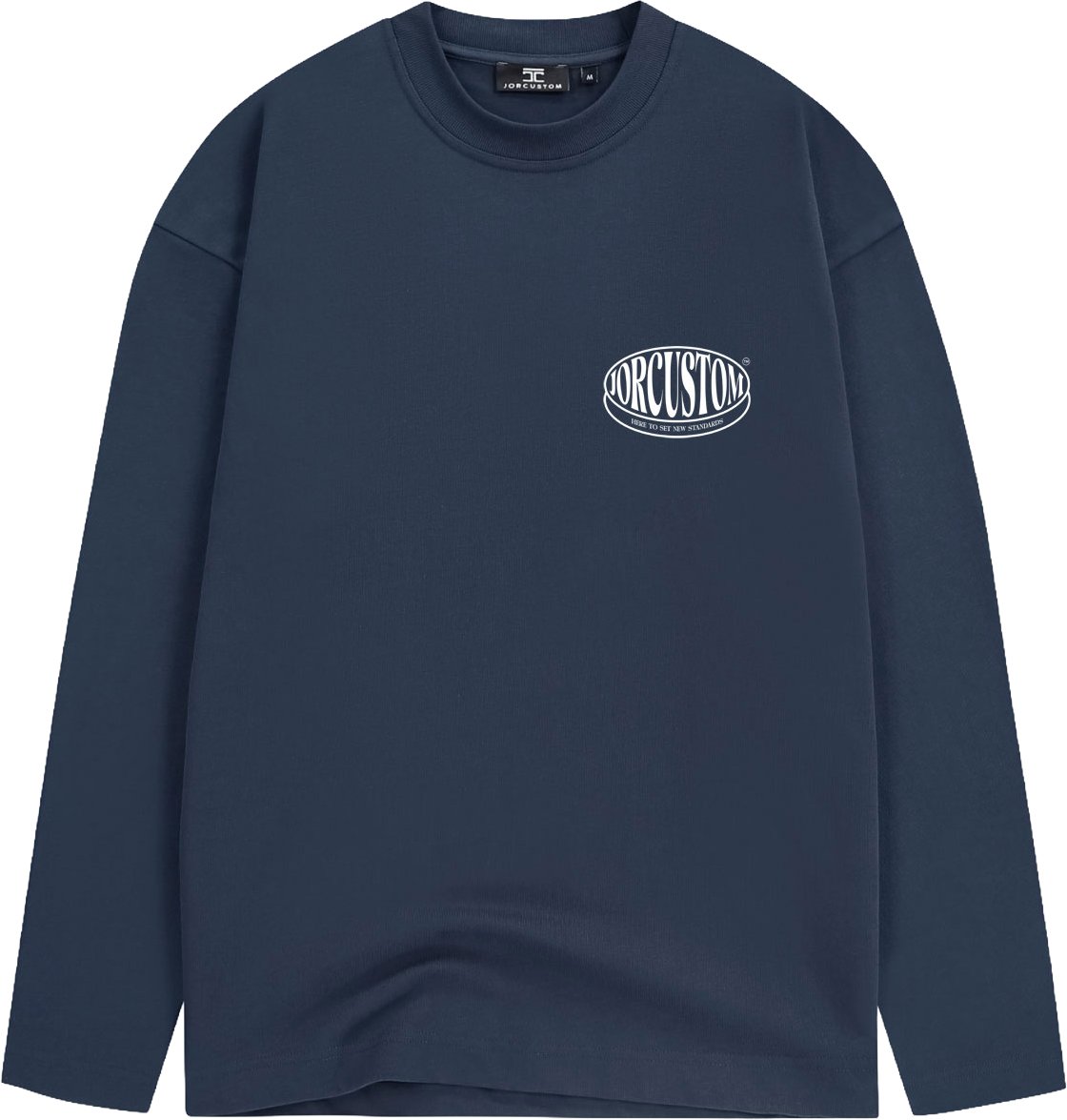 JORCUSTOM Stretched Longsleeve Midhnight Blue Blauw