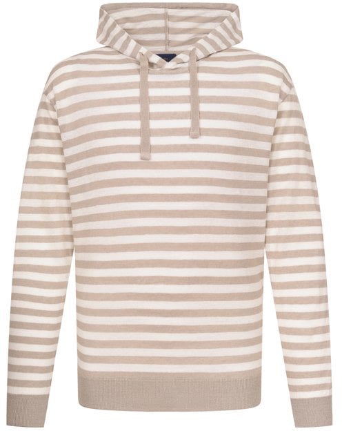 Paul & Shark Linnen hoodie Beige