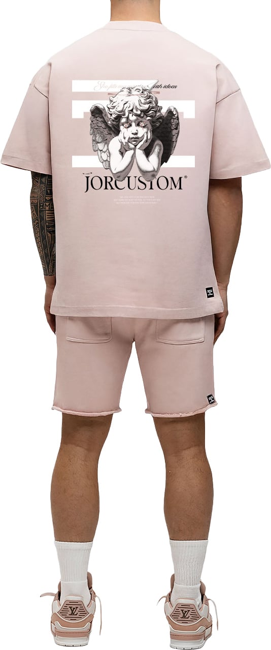 JORCUSTOM Angel2 0 Summer Fit T-Shirt ashpink Roze