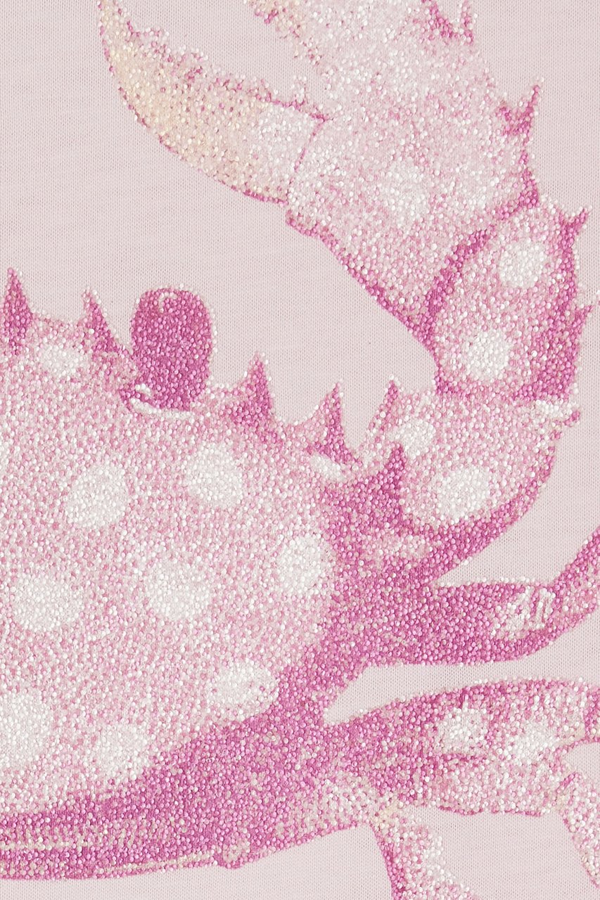 Ganni t-shirt roze Roze