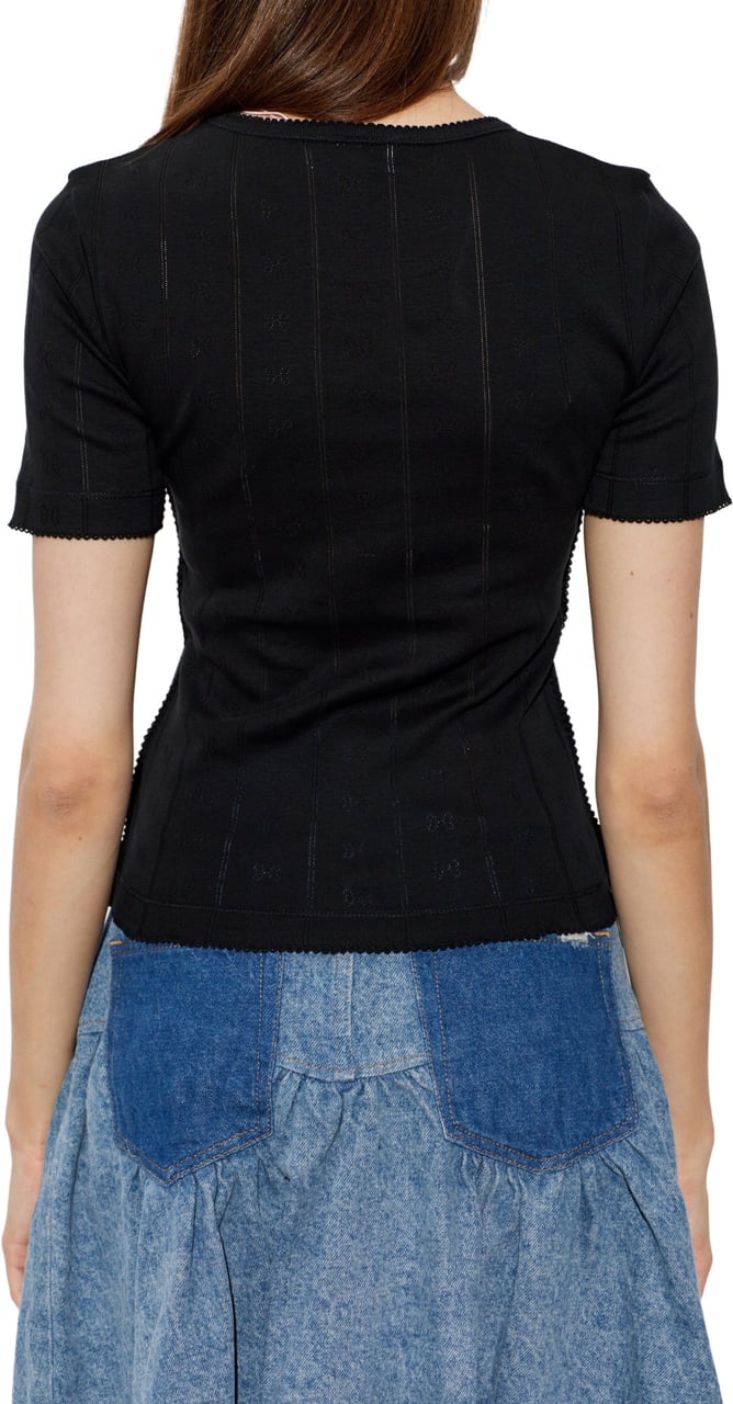 Ganni top black Zwart
