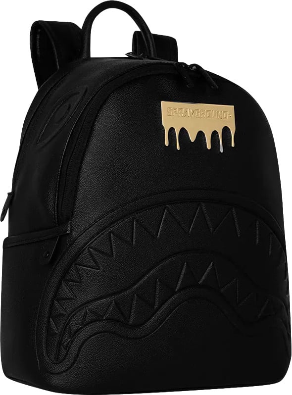 Sprayground Gold Brick Luxe Savage Backpack Zwart