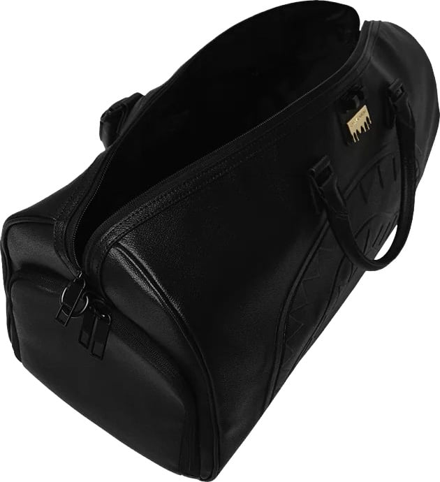 Sprayground Gold Brick Luxe Duffle Bag Zwart