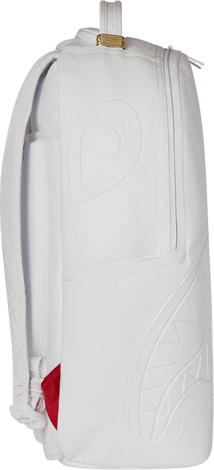 Sprayground Gold Brick Luxe White Backpack Wit