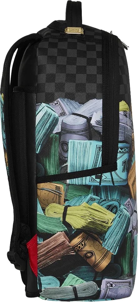 Sprayground Monopoly Money Stacks Backpack Zwart