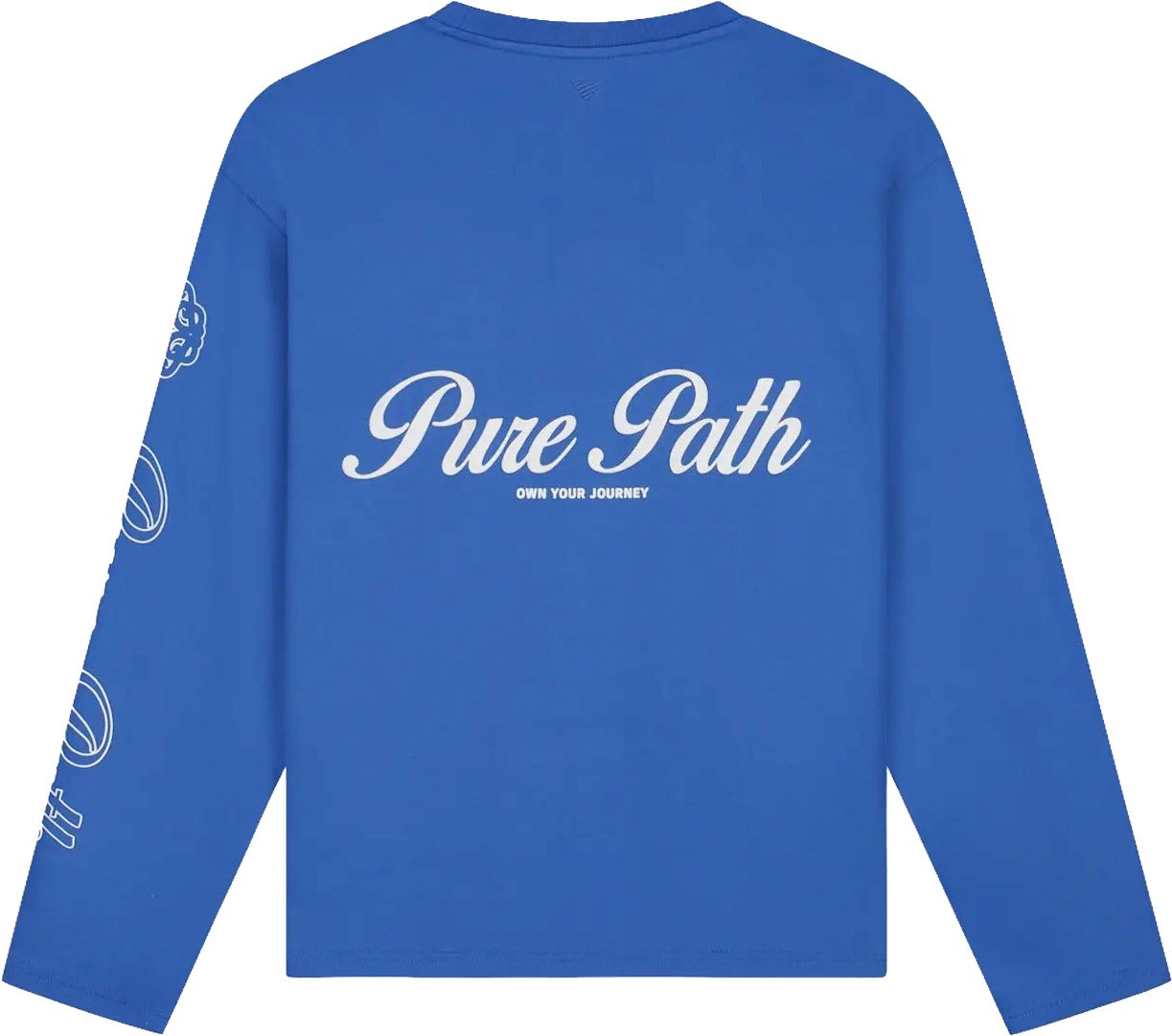 Pure Path Essence Of Life Longsleeve Tee Fade Blauw