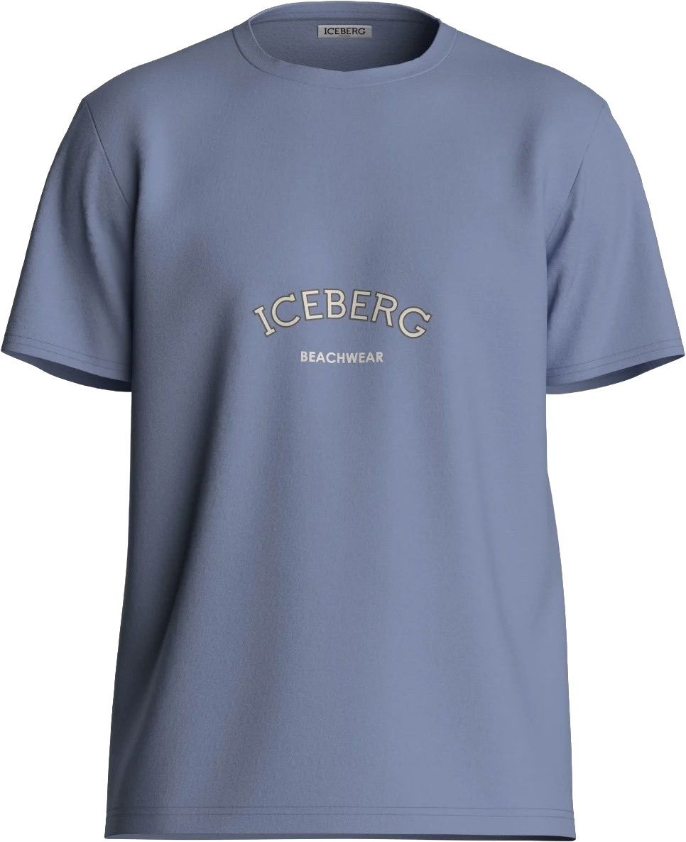 Iceberg Beachwear Tee mts02 Azure Blue Blauw