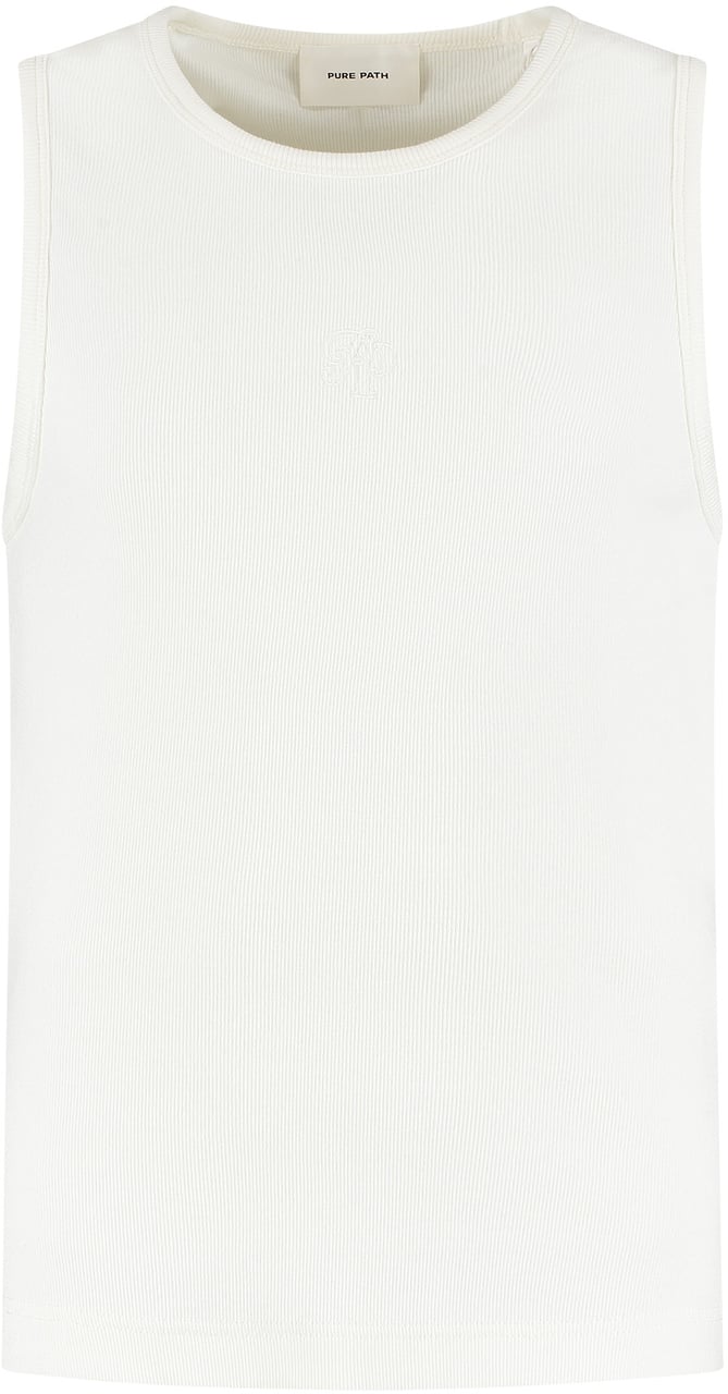 Pure Path Essential Initials Tanktop Wit