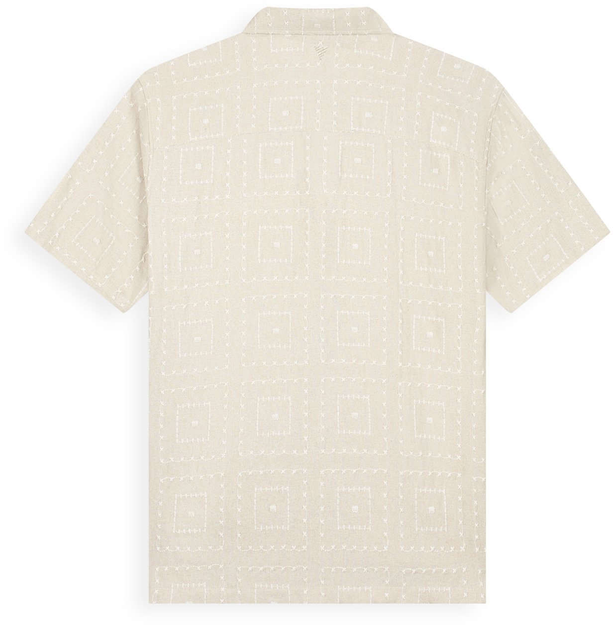 Pure Path Squares Shortsleeved Shirt sand Beige