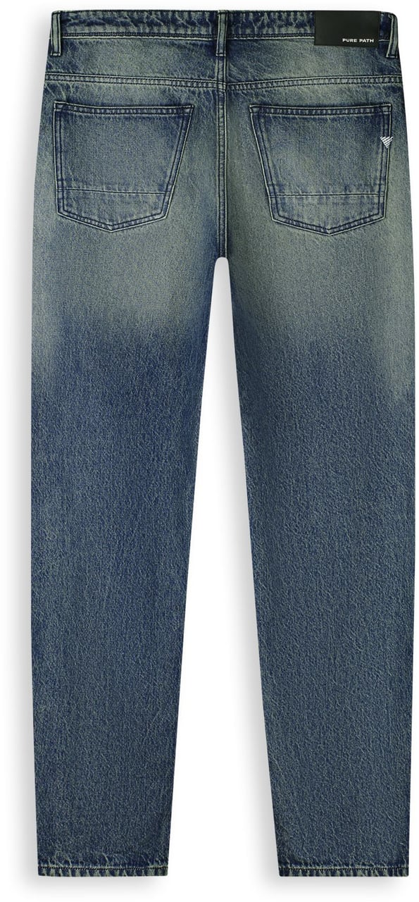 Pure Path The Chase Loose Fit Jeans Blauw