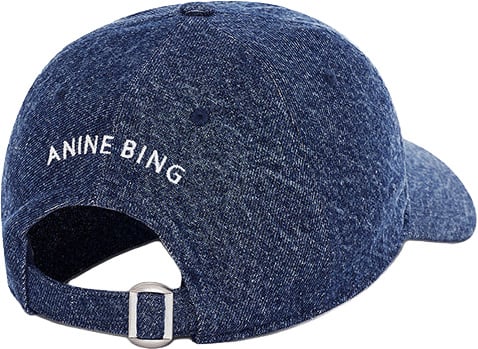 Anine Bing jeans pet logo Blauw