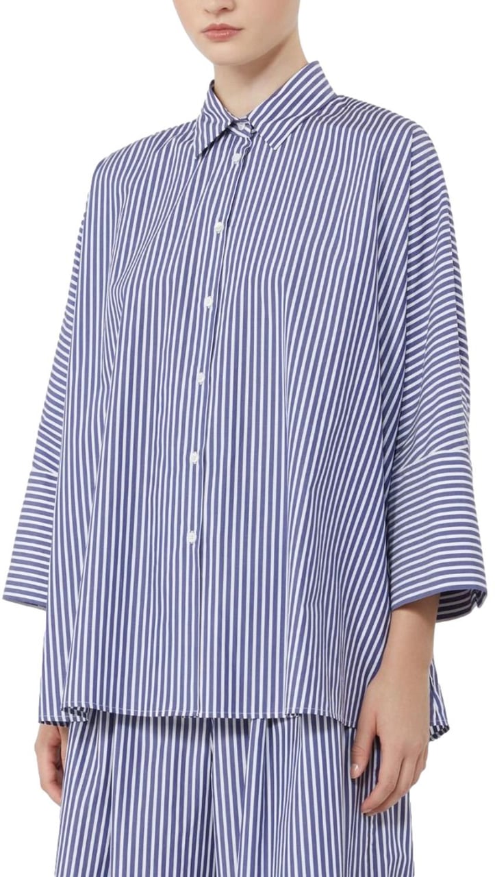 Max Mara Shirts Blue Blauw