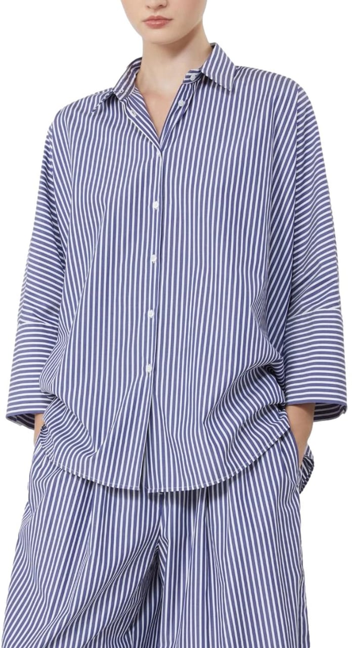 Max Mara Shirts Blue Blauw