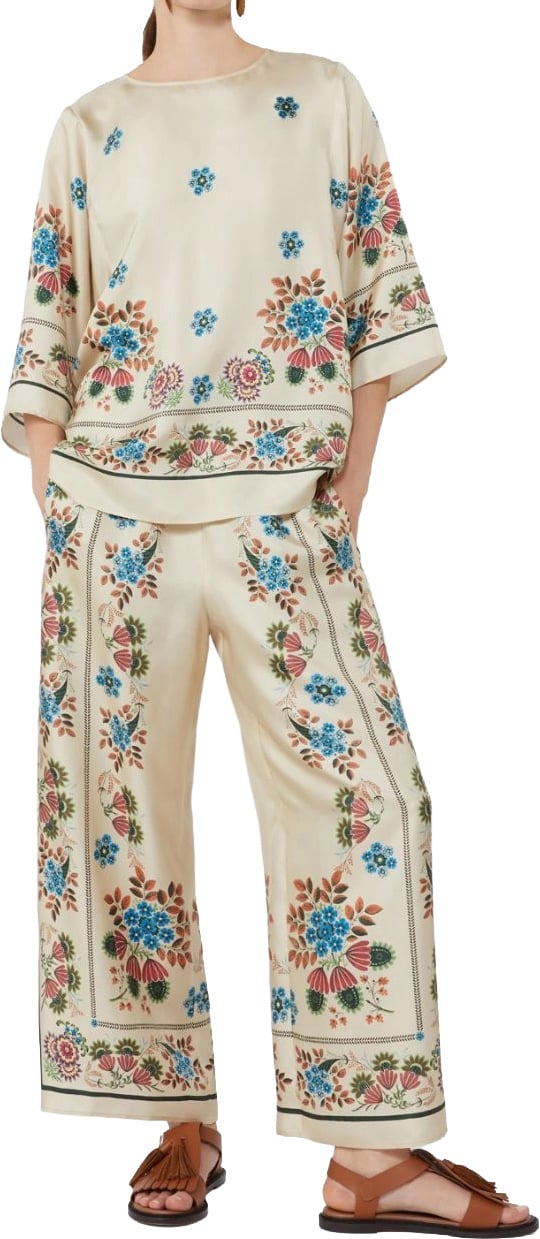 Max Mara Shirts Stampa Wit