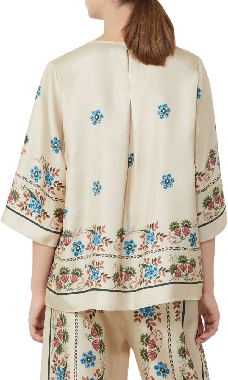 Max Mara Shirts Stampa Wit