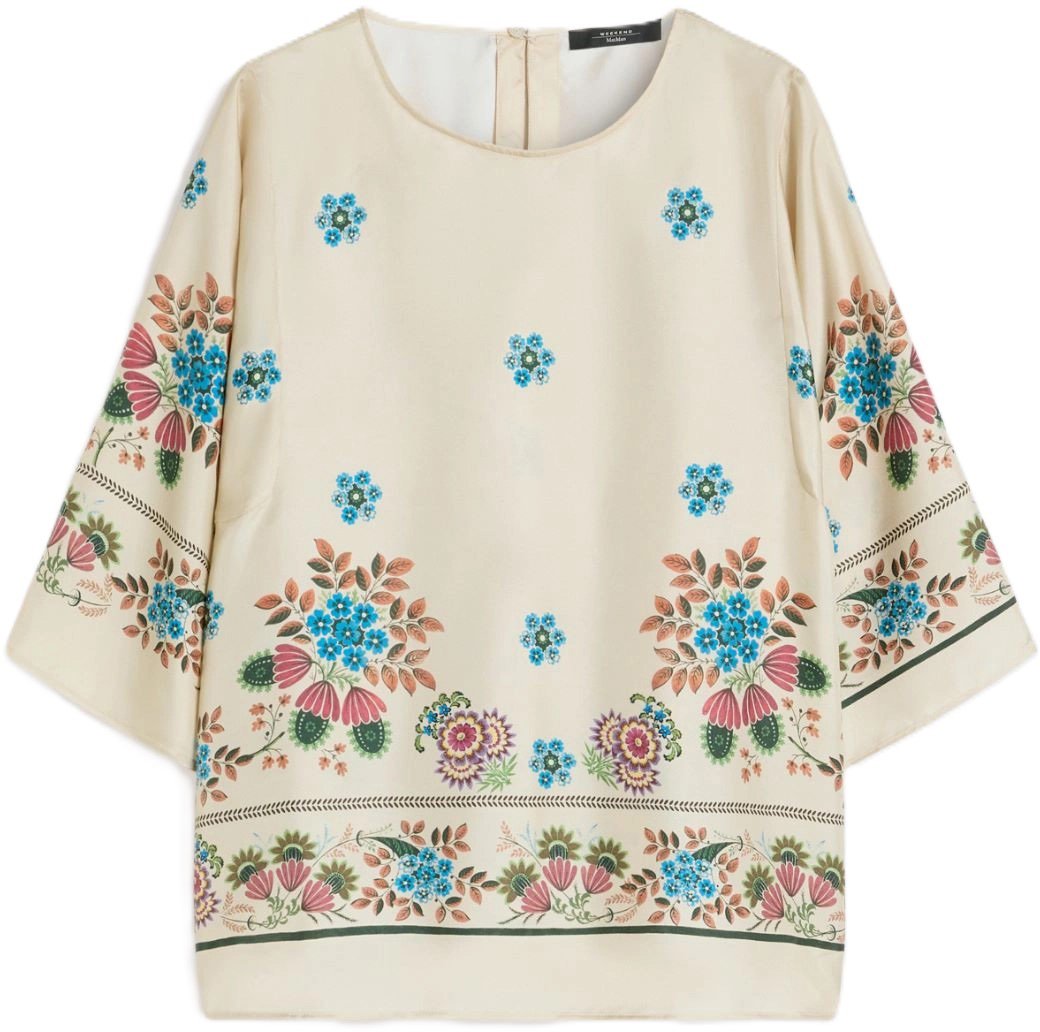 Max Mara Shirts Stampa Wit