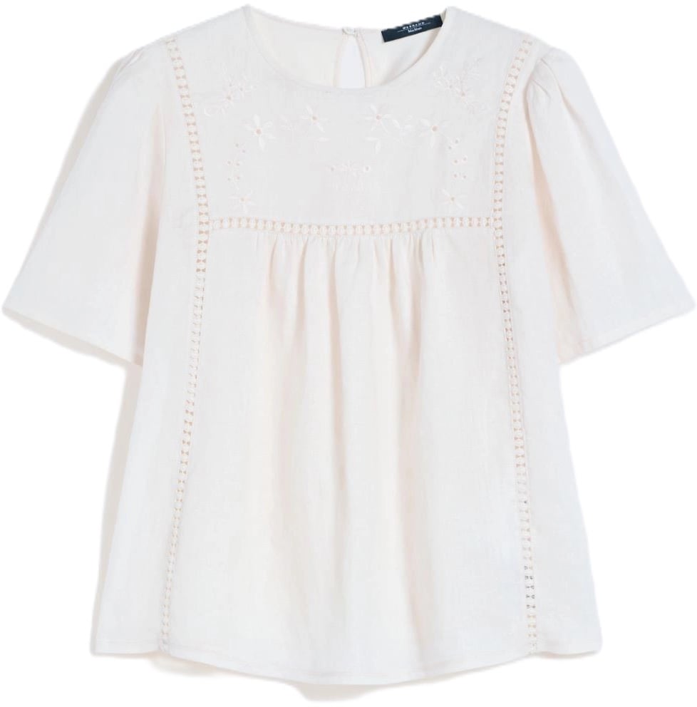 Max Mara Shirts Beige Wit