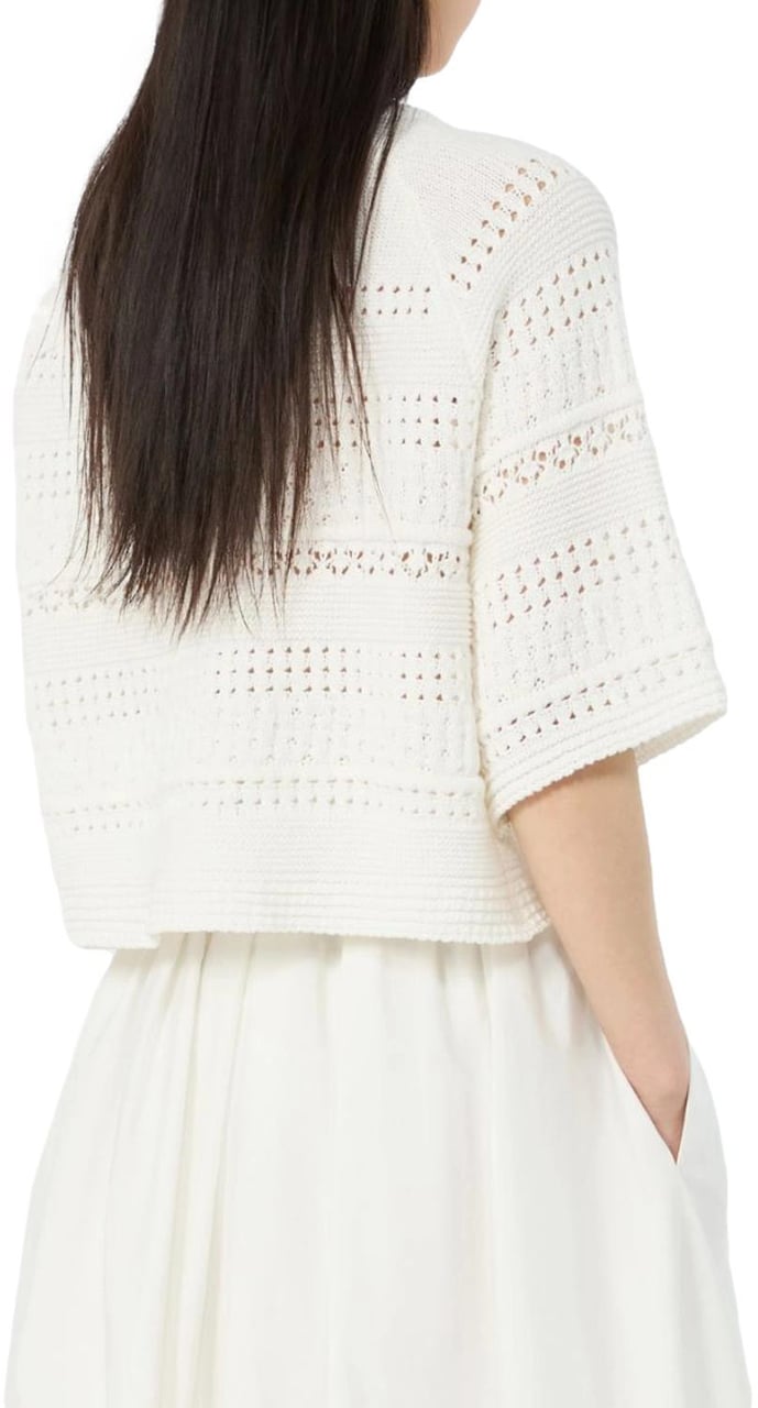 Max Mara Sweaters Avorio Unito Wit