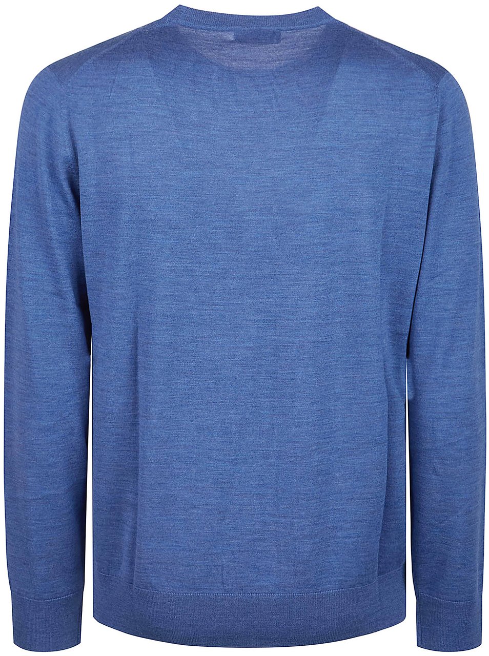 Ballantyne Plain Sweater Blue Blauw