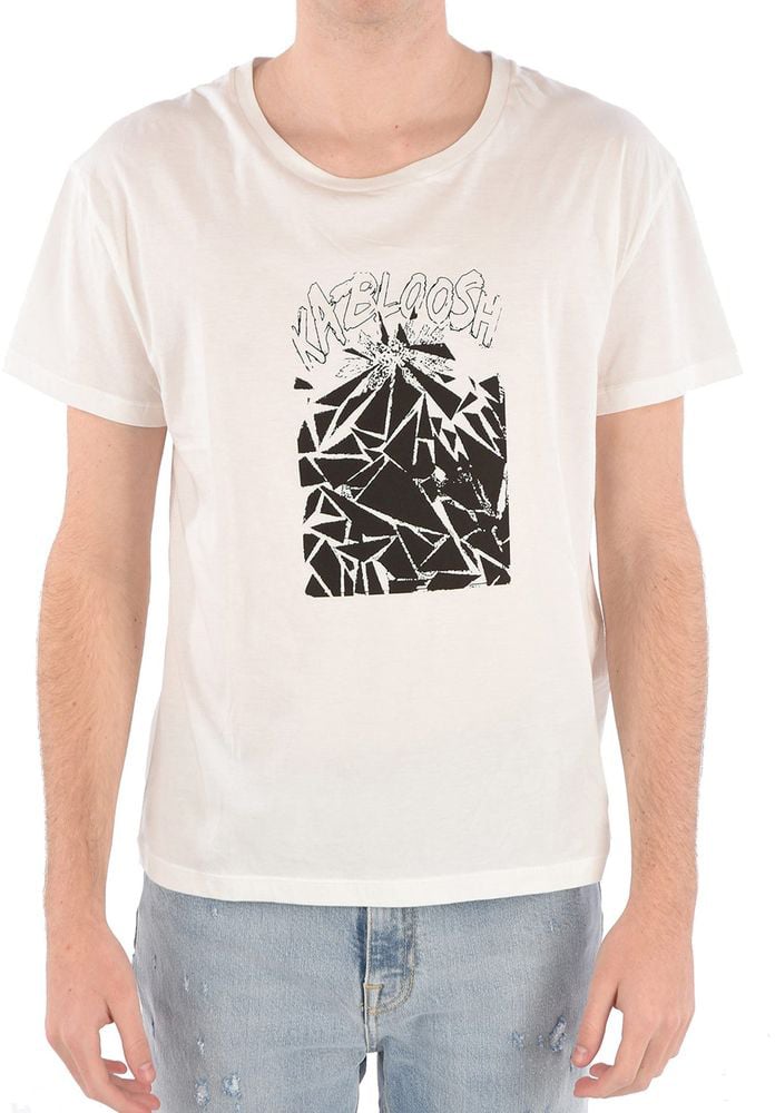 Celine White Cotton T-Shirt Wit