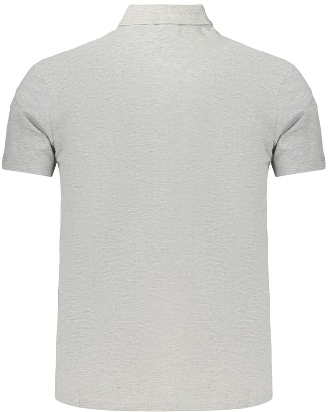Napapijri Gray Cotton Men's Polo Shirt Grijs