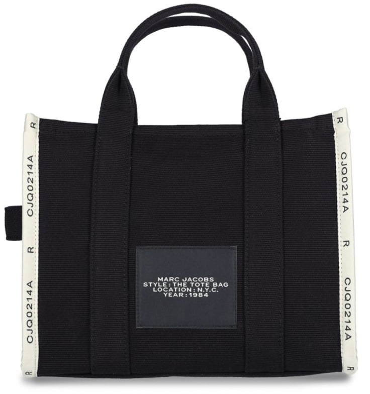 Marc Jacobs Marc jacobs the medium tote in black jacquard Zwart