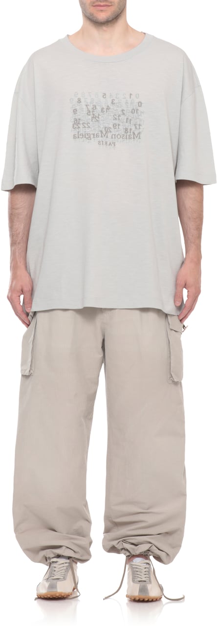 Maison Margiela Maison Margiela Grey cotton t-shirt Lichtgrijs