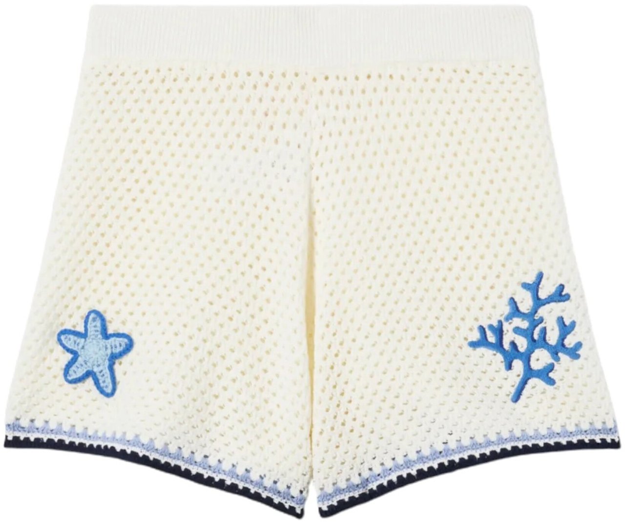 MC2 Saint Barth Shorts Lace Oceans 1061 Patch Wit
