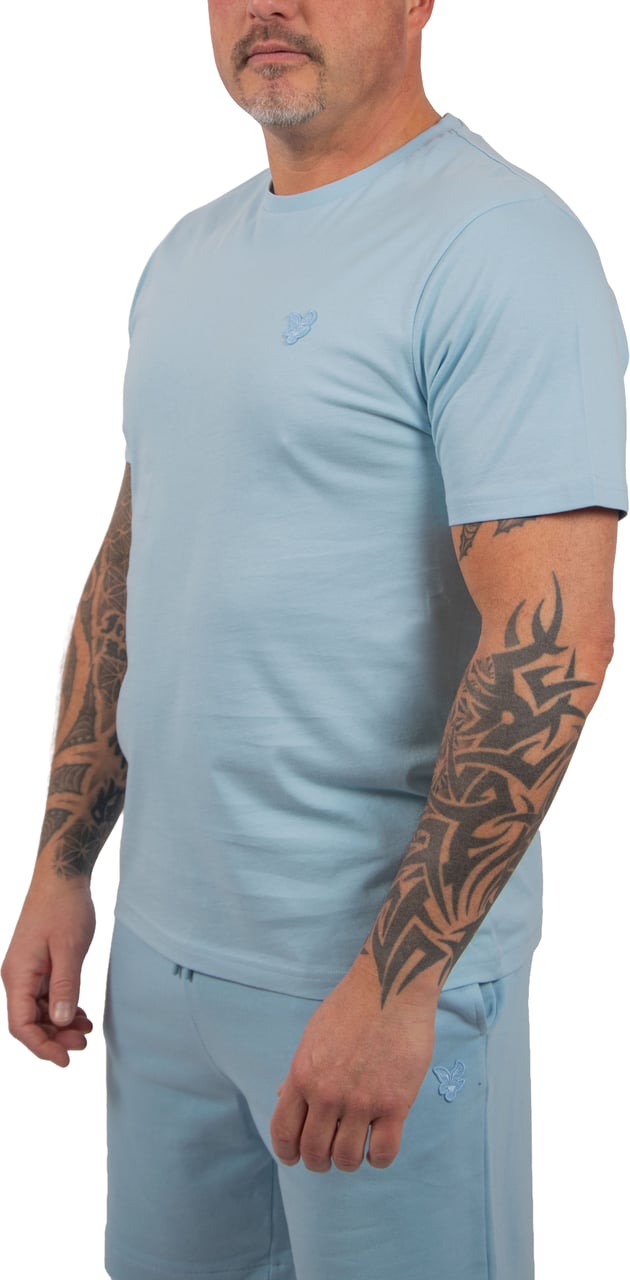 Lyle & Scott Lyle & Scott Superfine T-Shirt Y075 Blauw