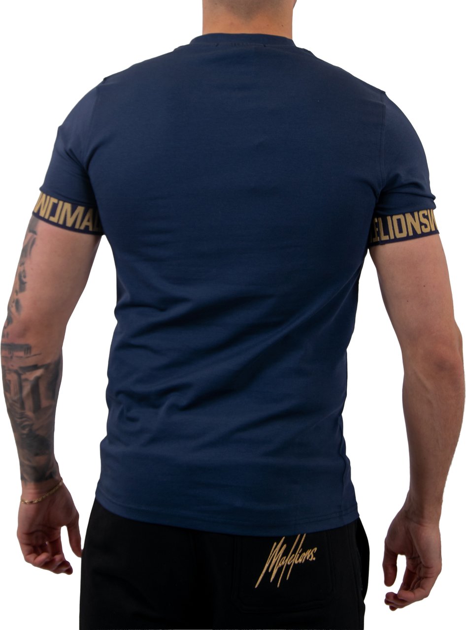 Malelions Malelions Venetian T-Shirt Blauw