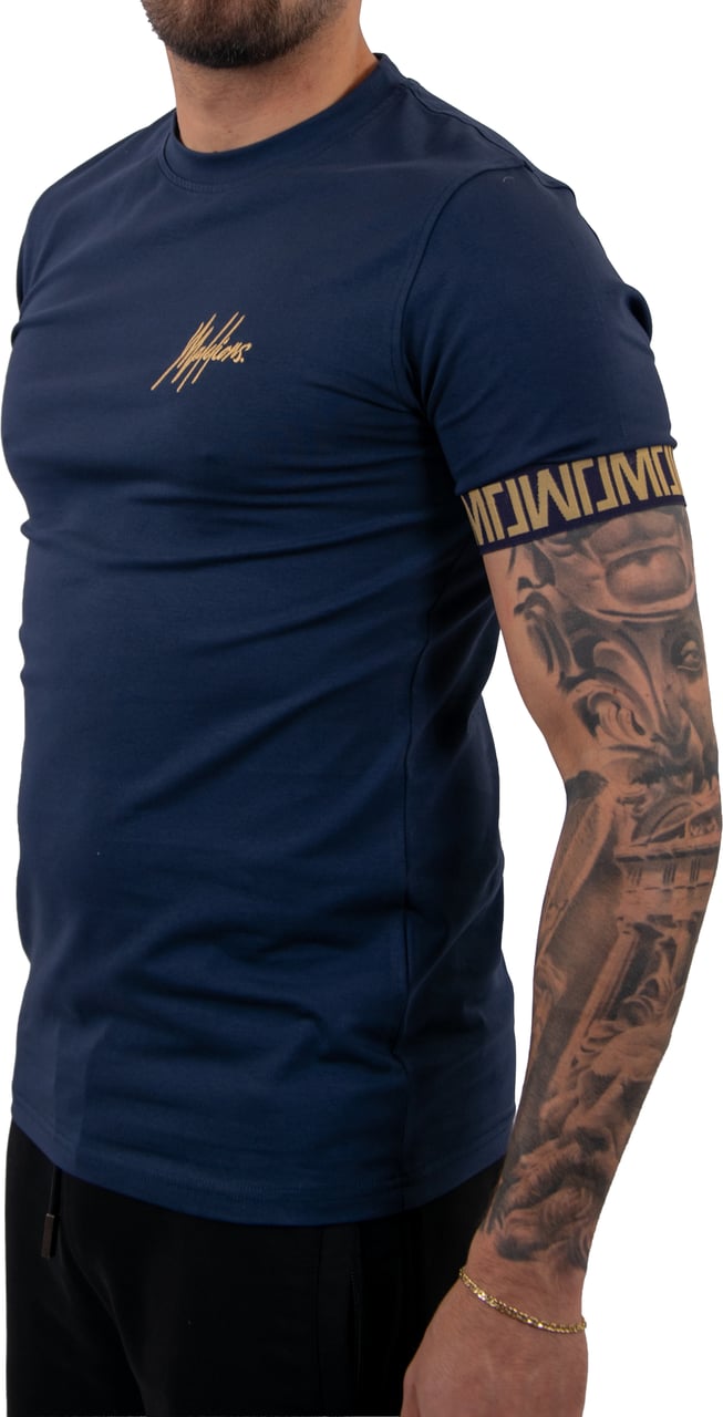 Malelions Malelions Venetian T-Shirt Blauw