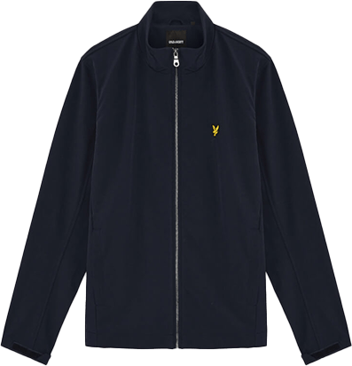Lyle & Scott Lyle & Scott Mesh Back Softshell Funnel Neck Jacket Blauw