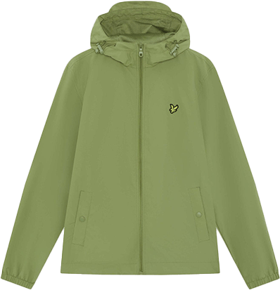 Lyle & Scott Lyle & Scott Zip Through hooded Jacket Groen